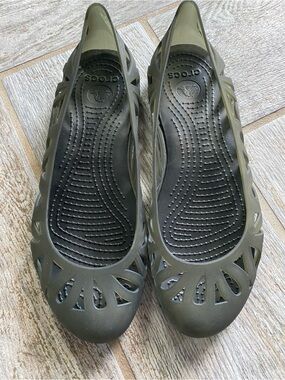Crocs Isabella jelly Cutout Ballet Flats size 7
